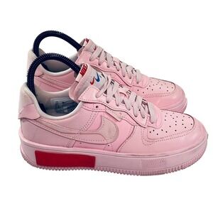 Nike Air Force 1 Low‎ Fontanka Shoes Womens 5.5 Foam Pink Valentines Sneakers